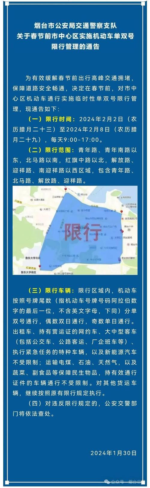 烟台限号（烟台限号吗?外地私家车限号吗）-第6张图片-文史