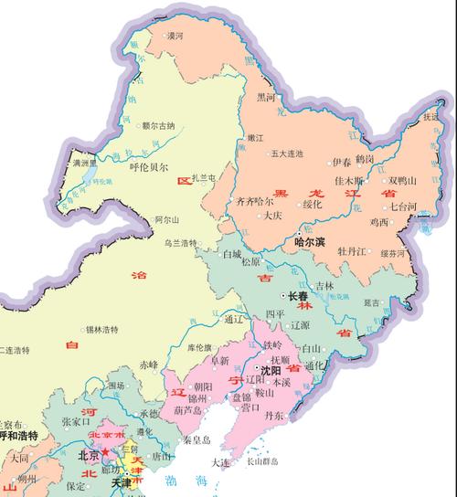 东北三省地图高清版,东北三省地图高清版大图 全图 放大-第2张图片-文史 东北三省地图高清版,东北三省地图高清版大图 全图 放大-第2张图片-文史