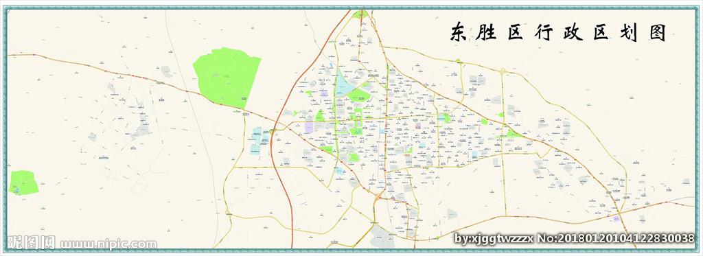 鄂尔多斯地图,鄂尔多斯地图高清版大图-第6张图片-文史
