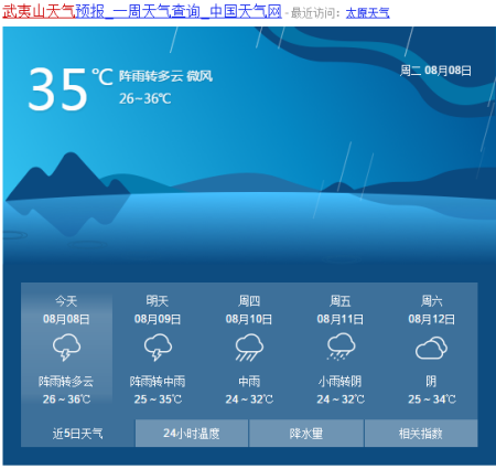 武夷山天气30天,武夷山天气30天预报最新