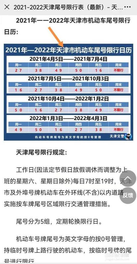 天津限号查询,天津限号查询2024年限行时间表-第5张图片-文史