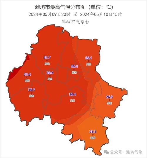 潍坊今日天气预报,潍坊今日天气预报一周