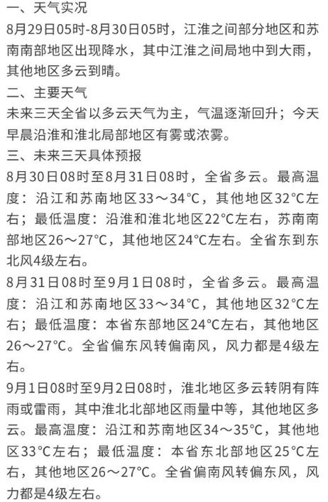 扬州市明天天气预报（扬州明天天气预告）-第3张图片-文史