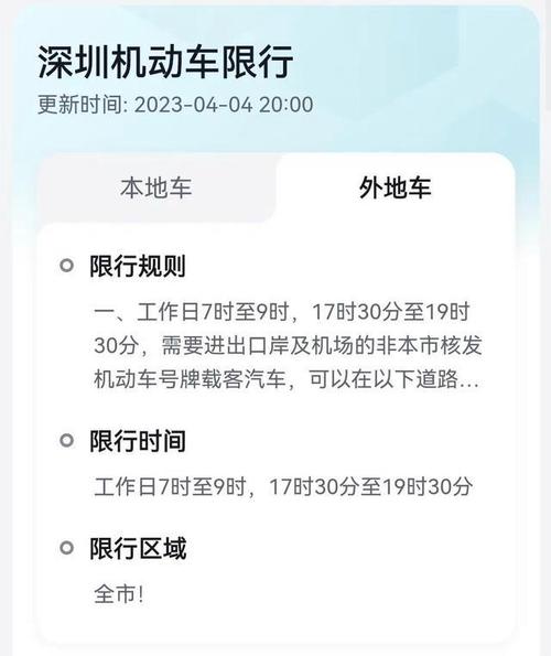 深圳限号吗（外地车牌在深圳限号吗）-第3张图片-文史