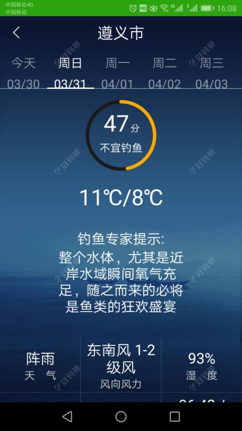 明天天气钓鱼怎么样,中科本安