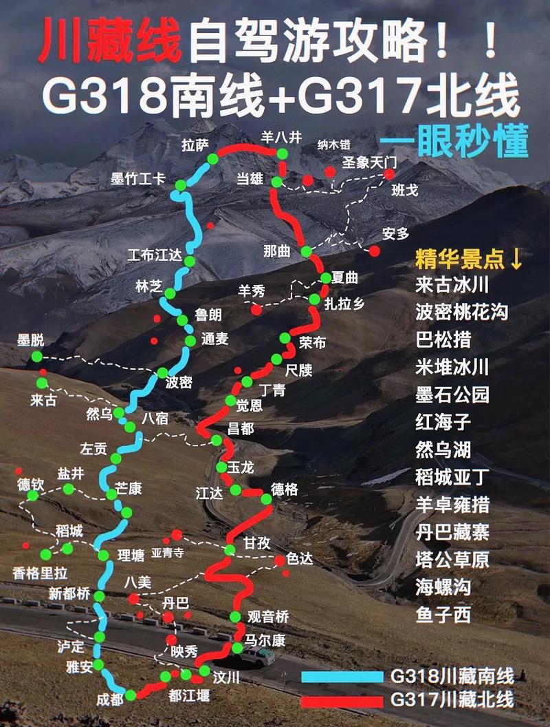 自驾游全国最佳路线图,自驾游最热门路线-第5张图片-文史