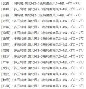 河北成安天气预报,河北成安天气预报15天-第2张图片-文史 河北成安天气预报,河北成安天气预报15天-第2张图片-文史