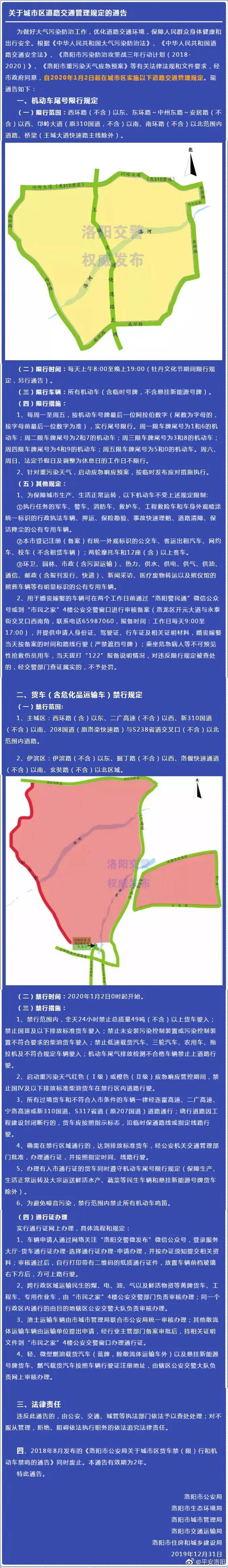 洛阳机动车限行限号,洛阳限行2021时间-第2张图片-文史 洛阳机动车限行限号,洛阳限行2021时间-第2张图片-文史