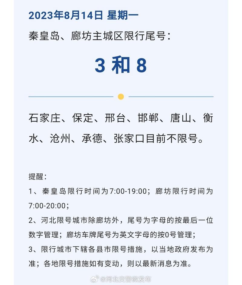 廊坊天天限行吗现在限号吗(廊坊每天限行到几点?)-第4张图片-文史 廊坊天天限行吗现在限号吗(廊坊每天限行到几点?)-第4张图片-文史