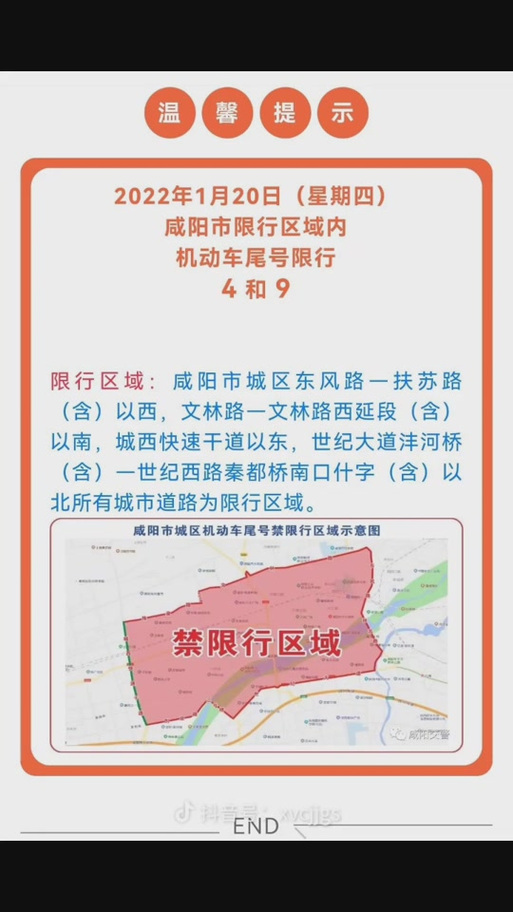咸阳周围限号吗今天限行吗,2021年咸阳限行时间几点到几点-第4张图片-文史