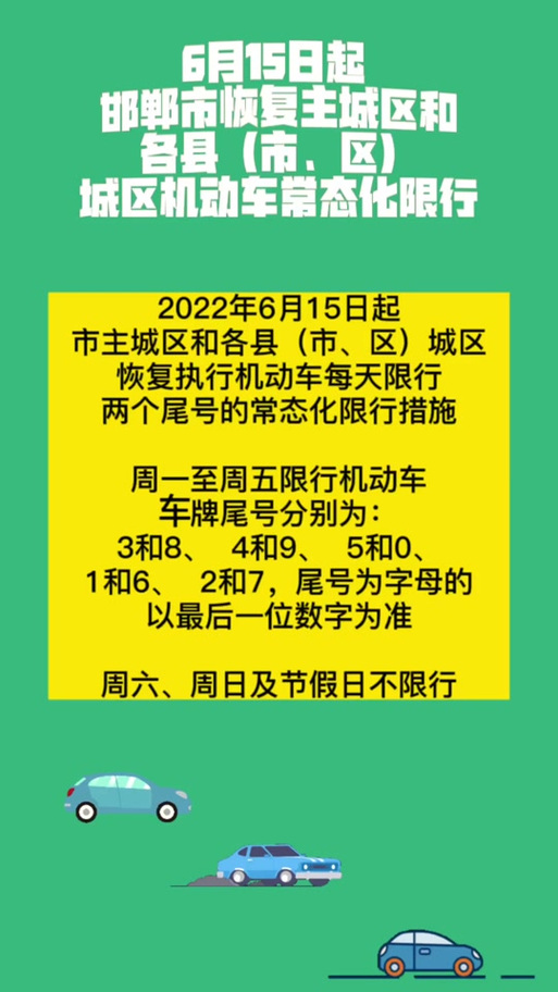 永年周几限号今天限几号,永年限号2021最新限号-第3张图片-文史