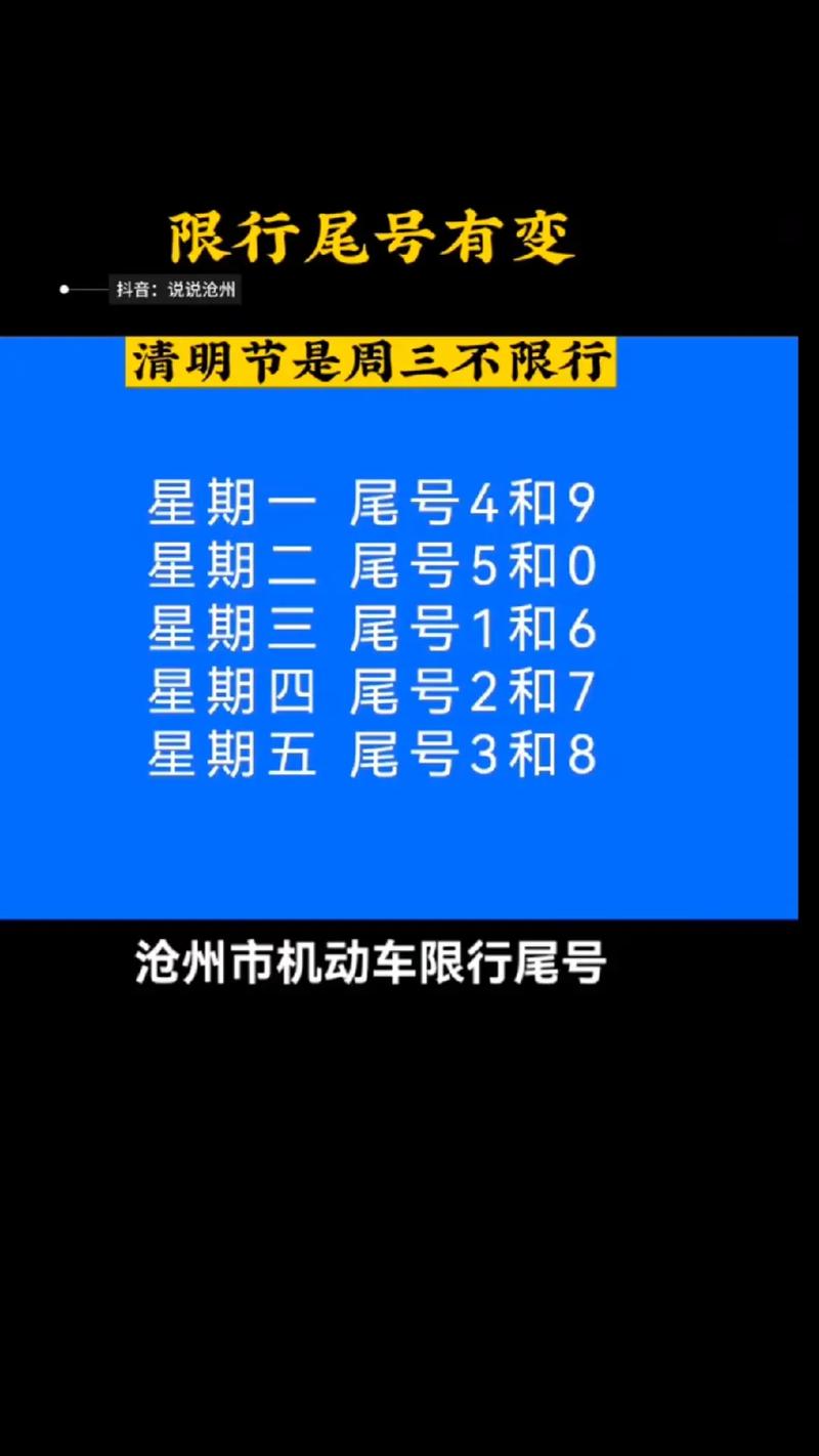 沧州任丘限什么号明天限行,河北沧州任丘限号通知-第5张图片-文史 沧州任丘限什么号明天限行,河北沧州任丘限号通知-第5张图片-文史