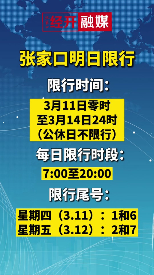 张家口限号限到多久（张家口限号限到多久解除）-第2张图片-文史