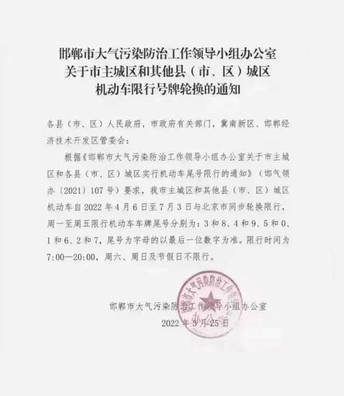 邯郸明天限什么时候限号,邯郸明天限什么时候限号的-第1张图片-文史 邯郸明天限什么时候限号,邯郸明天限什么时候限号的-第1张图片-文史