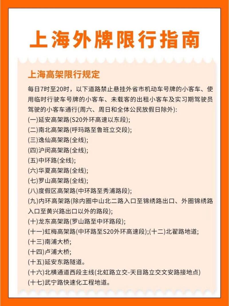 上海限号高峰区限行规定,上海限号高峰区限行规定时间-第2张图片-文史