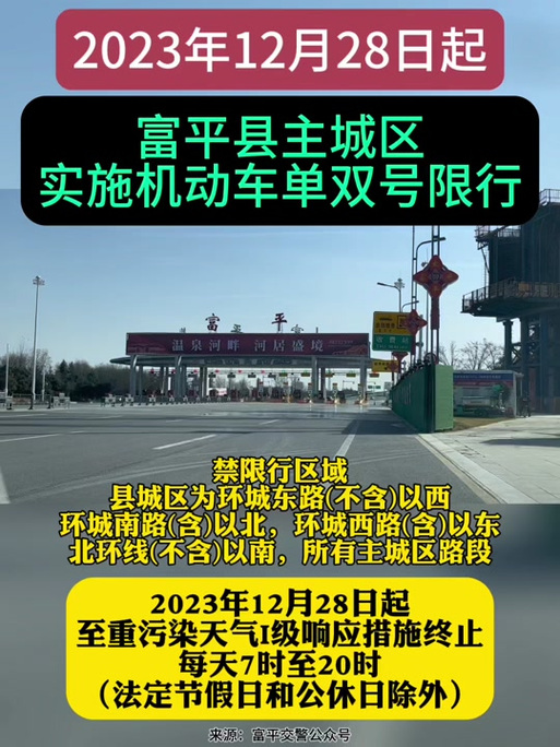 富平高速限行吗今天限号吗（富平高速路口电话是多少）